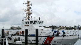 USCG CUtter Narwhal In Blboa Bay harbor